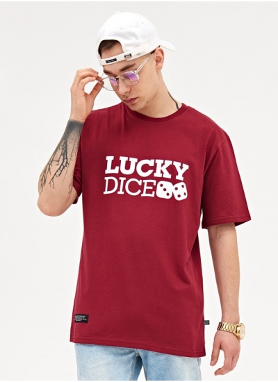 Lucky Dice  Logo Tee Brg