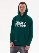 Lucky Dice  Classic Logo Hoodie Grn