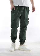 Bossline  Cargo Jogger zielone joggery baggy