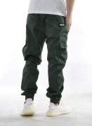Bossline  Cargo Jogger zielone joggery baggy