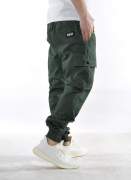 Bossline  Cargo Jogger zielone joggery baggy