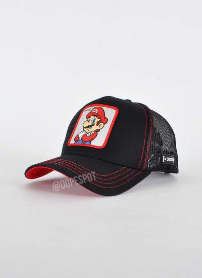 Capslab  NINTENDO MARIO czarny Trucker
