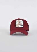 Goorin Bros Himothy Goat Trucker burgund