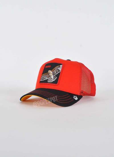 Goorin Bros Squad Bird Trucker czerwona