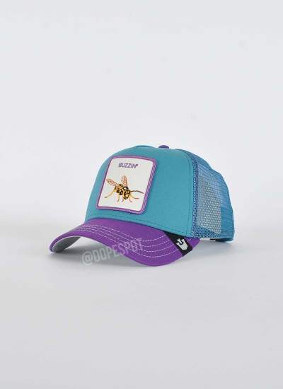 Goorin Bros Buzzin Bug Trucker błękitna